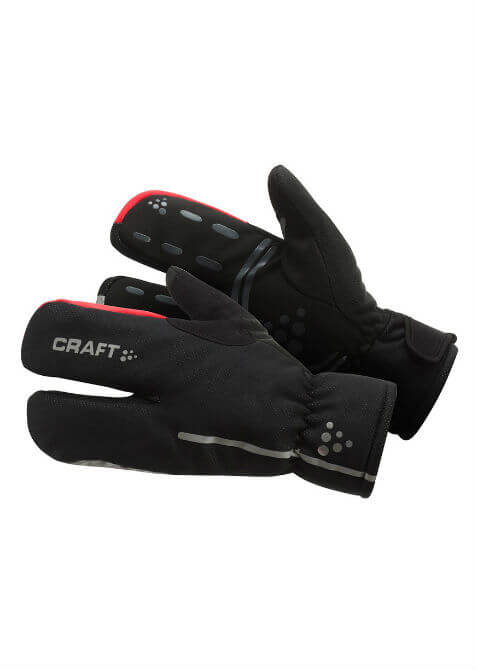 Craft Siberian 2.0 Split Finger Gloves - Unisex L Black