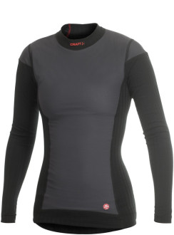 Craft Active Extreme Windstopper Longsleeve Woman Black - Windstopper Dames Zwart 1900246_2999