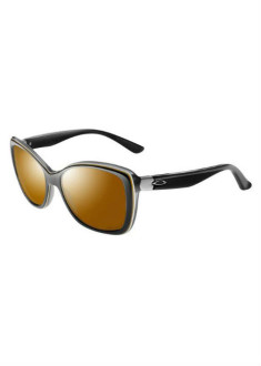Oakley News Flash - Zonnebril - Dames - Zwart/Bruin