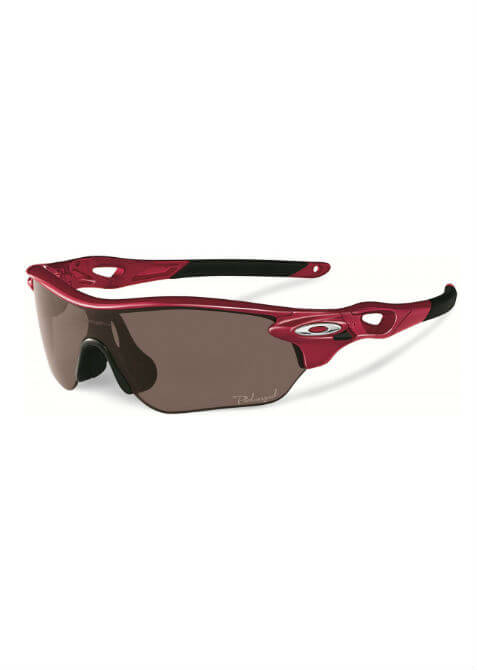 Oakley Radarlock Edge - Sportbril - Rood - Mijnten.nl
