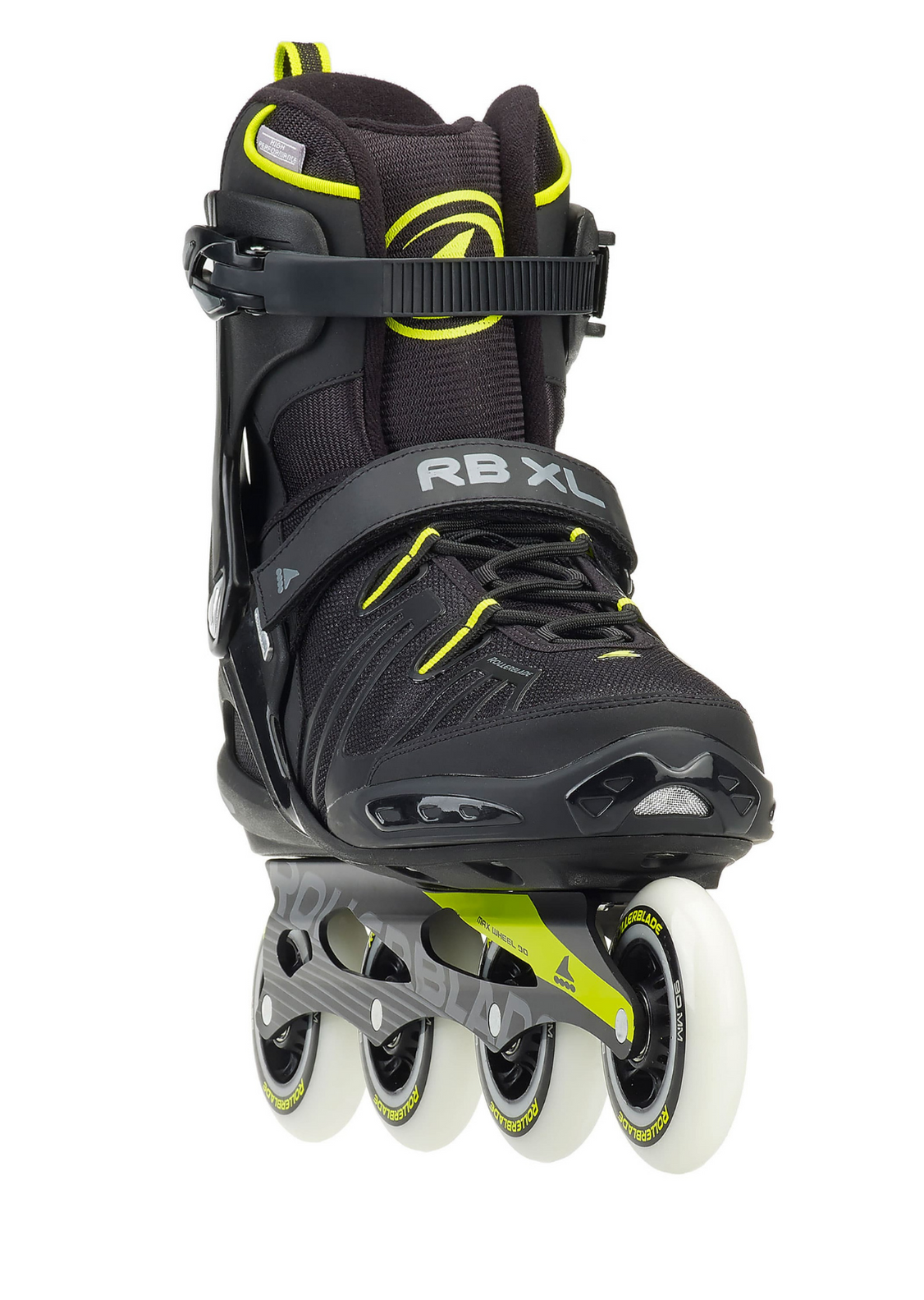 Rollerblade XL Black Lime / mijnten.nl XL inline skate