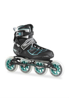 Rollerblade Tempest 100 W Dames Zwart/Blauw
