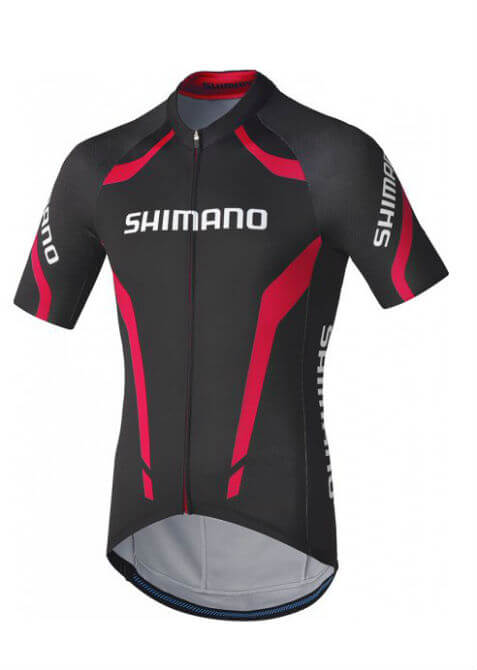 Bank Koloniaal Ongemak Shimano - Fietsshirt Performance Print - Heren - Zwart/Rood - Mijnten.nl