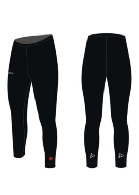 Craft Bike And Skate Thermo Tight Black - Unisex Schaatsbroek Zwart 940136