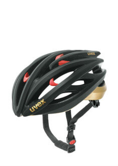 Uvex FP3 Helm - Mat Zwart/Goud