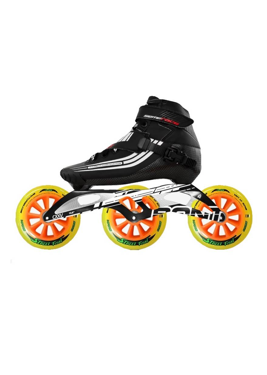 デュポン over 50yo for Three s Bont Semi Race met CXXV frame 3x125 mm - Inline skate - Mijnten.nl