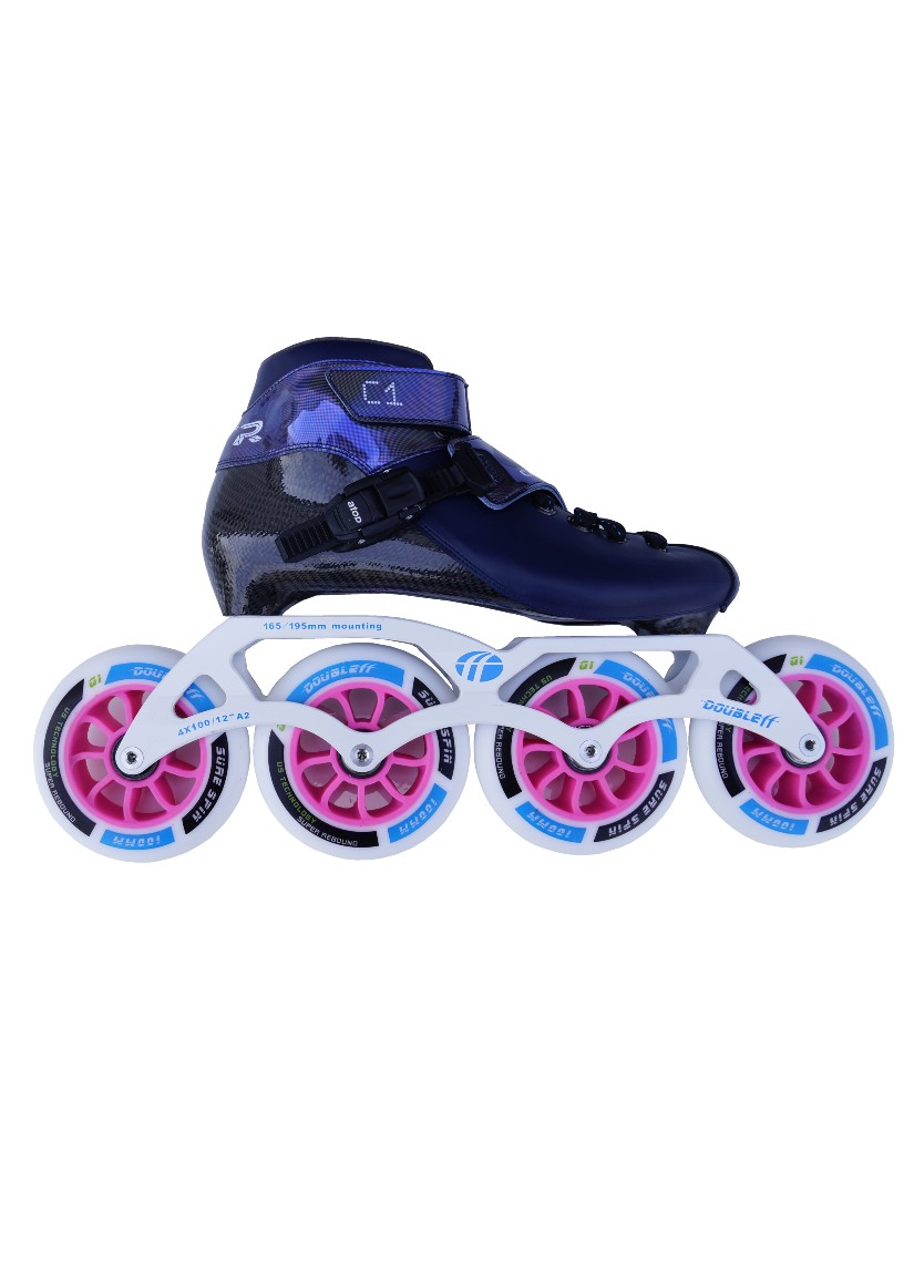 Cityrun schoen, doubleff 4x100 inline skate set Mijnten.nl