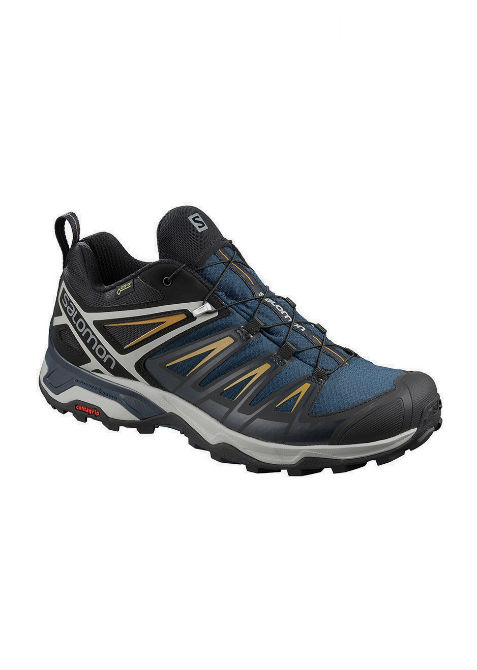 salomon X ULTRA 3 gtx heren zwart/ hawai blauw!